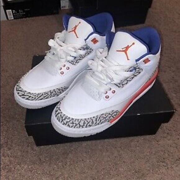 jordan retro 3 blue and orange